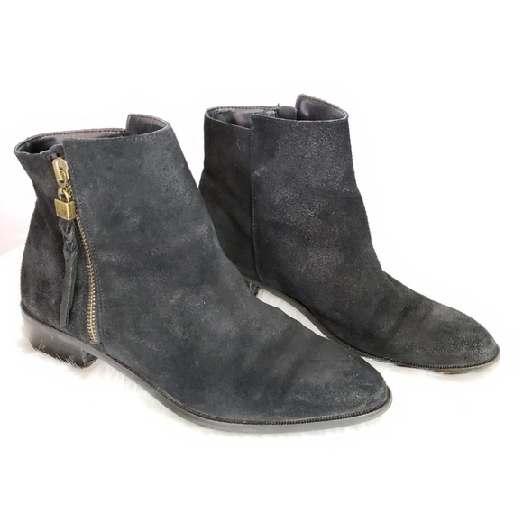 Elliott Lucca Rosaria suede ankle boot zipper - Picture 3 of 8